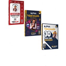 Yediiklim Yayınları 2026 Kpss Ags Dgs Ales Matematik Tamamı Video Çözümlü Tekrar Kamp + Soru +Deneme Set