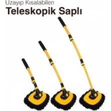 Najmaddin Teleskopik Saplı Kuru Islak Oto Yıkama Fırçası