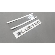 Fabrikasyon Mercedes Gla Serisi X156 Bluetec Bagaj Yazısı Krom