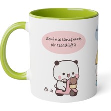 UltraMint Sevimli Aşık Pandalar Tasarım Bardak, Sevgiliye Tatlı Hediye Seçeneği