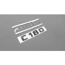 Fabrikasyon Mercedes cl Serisi CL203 2001-2011 C180 Bagaj Yazısı Krom
