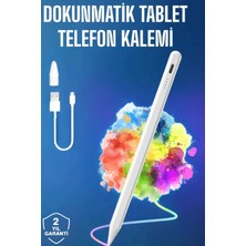 Kanonik Education Tablet Kalemi İos Android Windows Uyumlu Yedek Uçlu Universal Çizim Kalemi