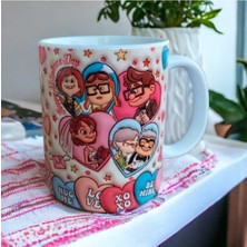 UltraMint Özel Tasarımlı Sevgililer Kupası, Günlük ve Hediyelik Kullanım Için