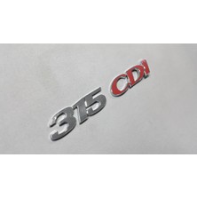 Fabrikasyon Mercedes Sprinter W906 2006-2016 315 Cdi Bagaj Yazı Seti Krom