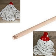 Balkon Paspası Gürgen Saplı Pamuklu Kıl Toz ve Kırıntı Temizliği Kolay