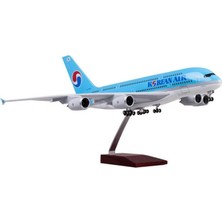 Veronese Korean Air Airbus A380 Yolcu Uçağı Koleksiyon Uçak 46X50CM