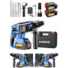 Normadia Power Akülü Kırıcı Delici Seti 21V 4AH, Titanyum Çift Akülü, 5j