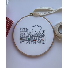 UltraMint Sevgililer Günü Için Şık Nakış Kasnak Pano, Ev Dekorasyonu Için Harika Seçim