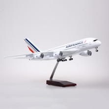 Veronese Air France Airbus A380 Yolcu Uçağı Koleksiyon Uçak 46X50CM
