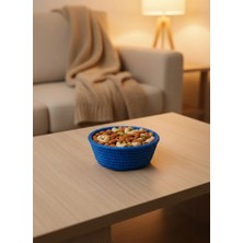 Eco Lounge Yuvarlak Çerezlik Lacivert Şık Tasarım ve Kompakt Boyut