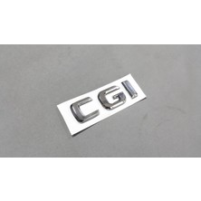 Fabrikasyon Mercedes C Serisi W204 S204 C204 2000-2007 Cgi Bagaj Yazısı Krom