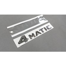 Fabrikasyon Mercedes E Serisi W210 W211 1997-2009 4matic Bagaj Yazısı Krom