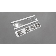 Fabrikasyon Mercedes E Serisi C207 A207 Coupe-Cabrio E250 Bagaj Yazısı Krom