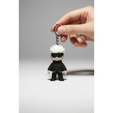 Pazarois Satoru Gojo Figürlü Hareketli Anahtarlık