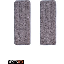 Eva Sprey Mop Yedek Bezleri – 2'li Mikrofiber Set, Kolay Temizlik