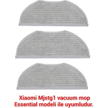 Xiaomi Mi Robot Vacuum Mop Essential Için 3 Adet Paspas Bezi Seti