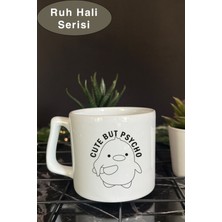 UltraMint Ruh Hali Serisi Komik Yazılı Tasarım Kupa Bardak, Hediye Için Mükemmel