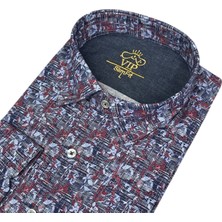 Eren Style Slim Fit Pamuklu Uzun Kollu Cepsiz Spor Gömlek (Slim Fit Kalıp)