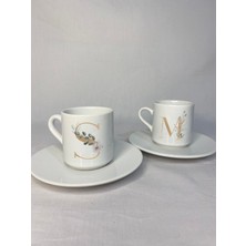 UltraMint Kişiye Özel Sevgililer Günü Kahve Fincanı Çiftli Takım