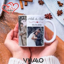 UltraMint Kişiye Özel 9 Fotoğraflı Renkli Kupa Bardak, Hediye Için Ideal