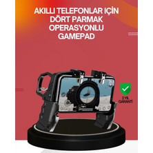 MiraLive Ergonomik Tetik Tasarımlı Mobil Oyun Gamepad Tutucu