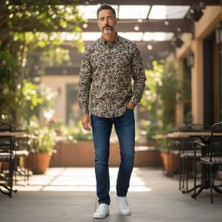 Eren Style Unisex Pamuklu Uzun Kollu Cepsiz Spor Gömlek (Slim Fit Kalıp)