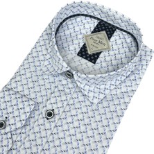 Eren Style Slim Fit Pamuklu Uzun Kollu Cepsiz Spor Gömlek (Slim Fit Kalıp)