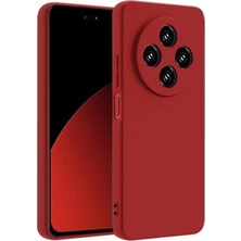Alem Xiaomi Redmi 14C Kılıf Nano Içi Kadife Silikon - Kırmızı