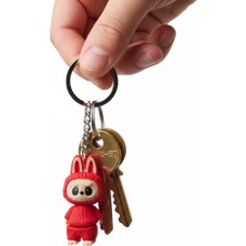 Pazarois Labubu Figürlü Hareketli Anahtarlık