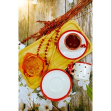 UltraMint El Yapımı Türk Kahvesi Fincan Takımı 2 Kişilik 90 Ml, Hediye Seti