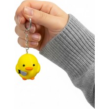 Pazarois Sevimli Civciv Figürlü Anahtarlık