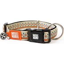 Delixa Max & Molly Pets Original Serisi Akıllı Künyeli Köpek Boyun Tasması (S, Etnik)