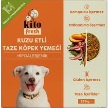 Delixa Fresh Kuzu Etli Taze Köpek Yemeği, 250GR