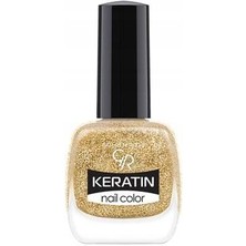 Delixa Golden Rose Keratin Nail Color Glitter NO:406 - Oje
