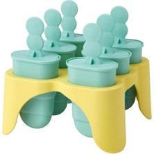 Delixa Uppfylld Dondurma Kalıbı Turkuaz-Sarı 6 Adet 00533239