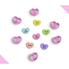 UltraMint Sevgililer Günü Temalı 25 Parça Polimer Kil Kesici ve Kalıp Seti