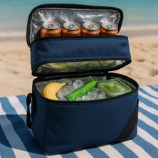 Delixa Termal Buzluk Çanta Piknik Yemek Taşıma Çantası 22 Litre Beslenme Sırt Termoslu Termo Kamp Soğutucu