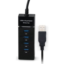 Delixa Port-13 4 Port Hub USB 3.0 Çoğaltıcı Çoklayıcı PG-288-30 Santimetre