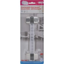 Delixa Miny Baby Unisex Buzdolabı, Dolap Çok Amaçlı Kilit (Gri)