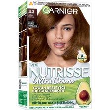 Delixa Nutrisse Yoğun Besleyici Kalıcı Krem Saç Boyası 4.3 Altın Kahve