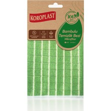 Delixa Koroplast Mikrofiber Bambu Temizlik Bezi Tekli, Hızlı Kurulama & Ekstra Sıvı Emici, Uzun Ömürlü Temi