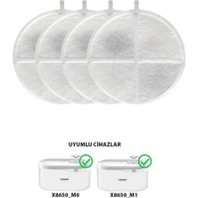 Dugie Aktif Karbon Yedek Filtre 4 Adet (Xenon X8650 Su Pınarı Uyumlu)