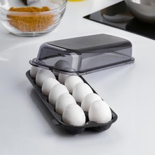 Delixa 10'lu Yumurtalık Buzdolabı Raf Düzenleyici - Şeffaf Yumurta , Bpa Içermez, Buzdolabı ve Masa Üstü Iç