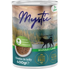 Delixa Mystıc Yetişkin Köpek Kuzulu ve Jöleli Konserve Mama 400 gr