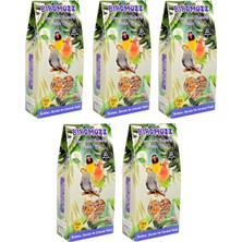 Delixa Birdmozz Premium Vitaminli Paraket Cennet Sultan ve Sevda Kuşu Yemi 700 gr x 5 Ade