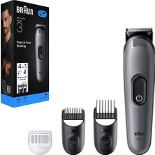 Delixa Hepsi Bir Arada Series 3, 4’ü 1 Arada Tıraş Kiti, Keskin Bıçak, 14 Uzunluk, AIO3500