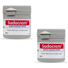 Delixa Sudocrem Bebek Bakım Kremi 60 gr x 2'li Paket