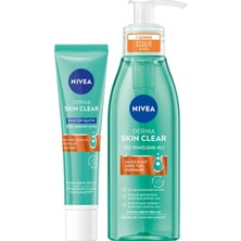 Delixa Skin Sivilce Karşıtı Yüz Temizleme Jeli 150ML ve Gece Arındırıcı Krem 40ML, Nisaniamid, Salisilik As