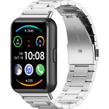 Delixa Watch Fit 2 ile Uyumlu Metal Tasarımlı Paslanmaz Çelik, Toz ve Kirden Koruyan, Watch Fit 2 ile Uyuml