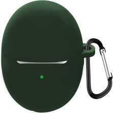 Delixa Freebuds 5 Için Kılıf Mat Silikon Koyu Yeşil [freebuds 5 ile Uyumlu Kılıf - Koyu Yeşil]